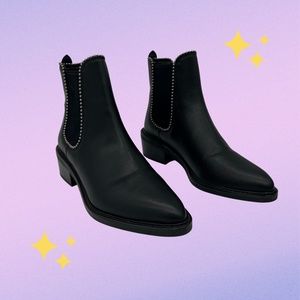 Coach Bowery Beaded Chain Chelsea Boot